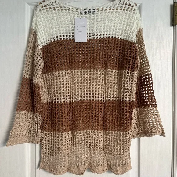 LAST CHANCE! NWT Crochet Top - Picture 2 of 3